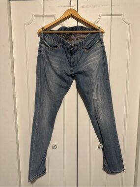 Armani Jeans fitted Straight Light Blue Denim